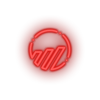 red 243_world_coin_coin_crypto_crypto_currency led neon factory