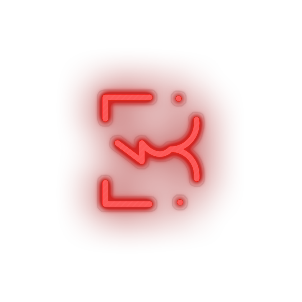 red 246_burst_coin_crypto_crypto_currency led neon factory