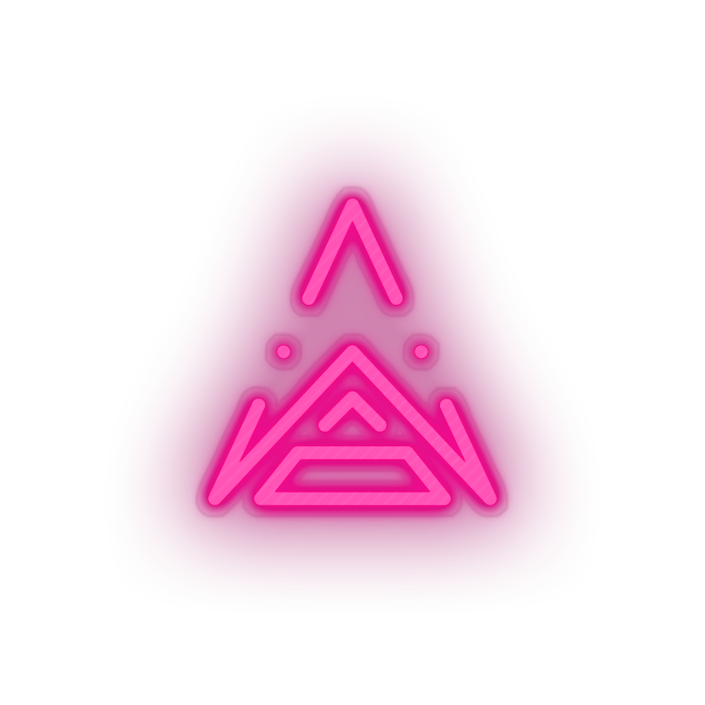 pink 251_ark_coin_crypto_crypto_currency led neon factory