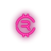 pink 255_rubycoin_coin_crypto_crypto_currency led neon factory