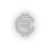 white 255_rubycoin_coin_crypto_crypto_currency led neon factory