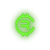 255 rubycoin coin crypto crypto currency Neon led factory
