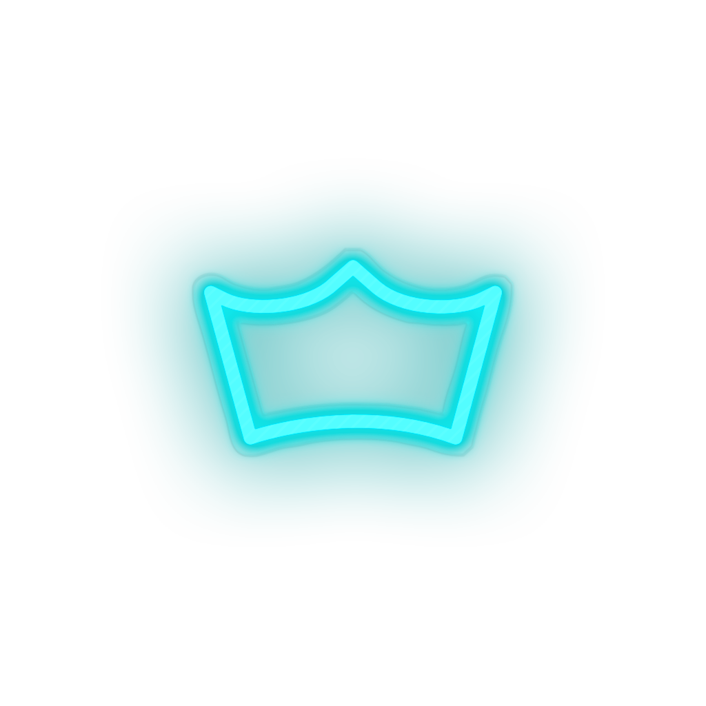 ice_blue 257_crown_coin_crypto_crypto_currency led neon factory