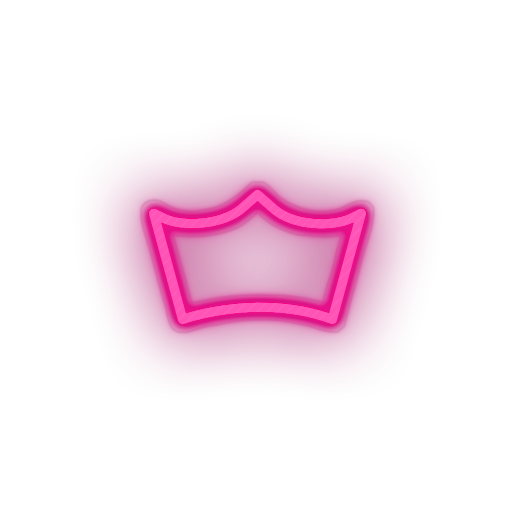 pink 257_crown_coin_crypto_crypto_currency led neon factory