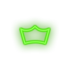 green 257_crown_coin_crypto_crypto_currency led neon factory