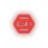 red 260_emercoin_coin_crypto_crypto_currency led neon factory