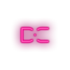 pink 261_decent_coin_crypto_crypto_currency led neon factory