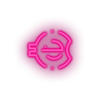 pink 262_e_coin_coin_crypto_crypto_currency led neon factory