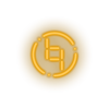 warm_white 263_ybcoin_coin_crypto_crypto_currency led neon factory