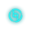 ice_blue 263_ybcoin_coin_crypto_crypto_currency led neon factory