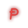 red 267_potcoin_coin_crypto_crypto_currency led neon factory