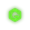 green 268_grid_coin_coin_crypto_crypto_currency led neon factory