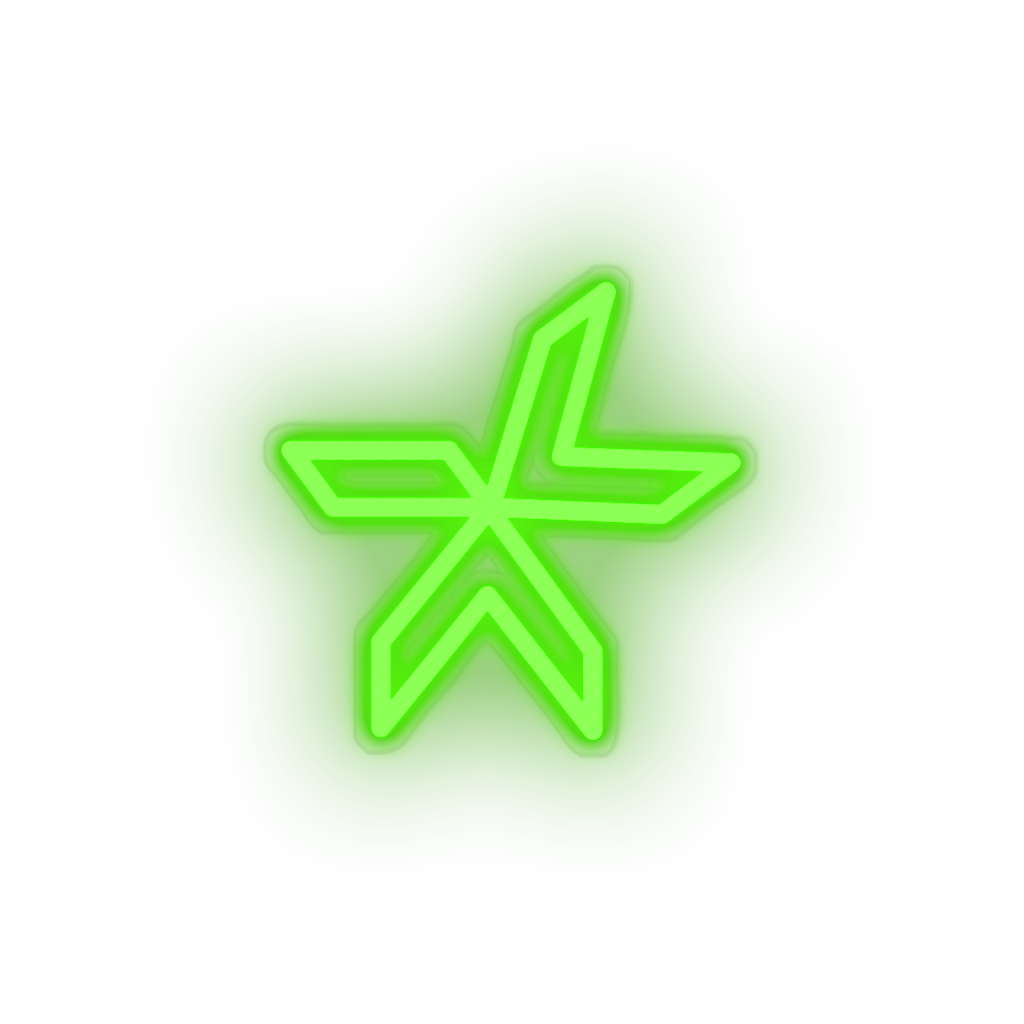 green 280_lykke_coin_crypto_crypto_currency led neon factory