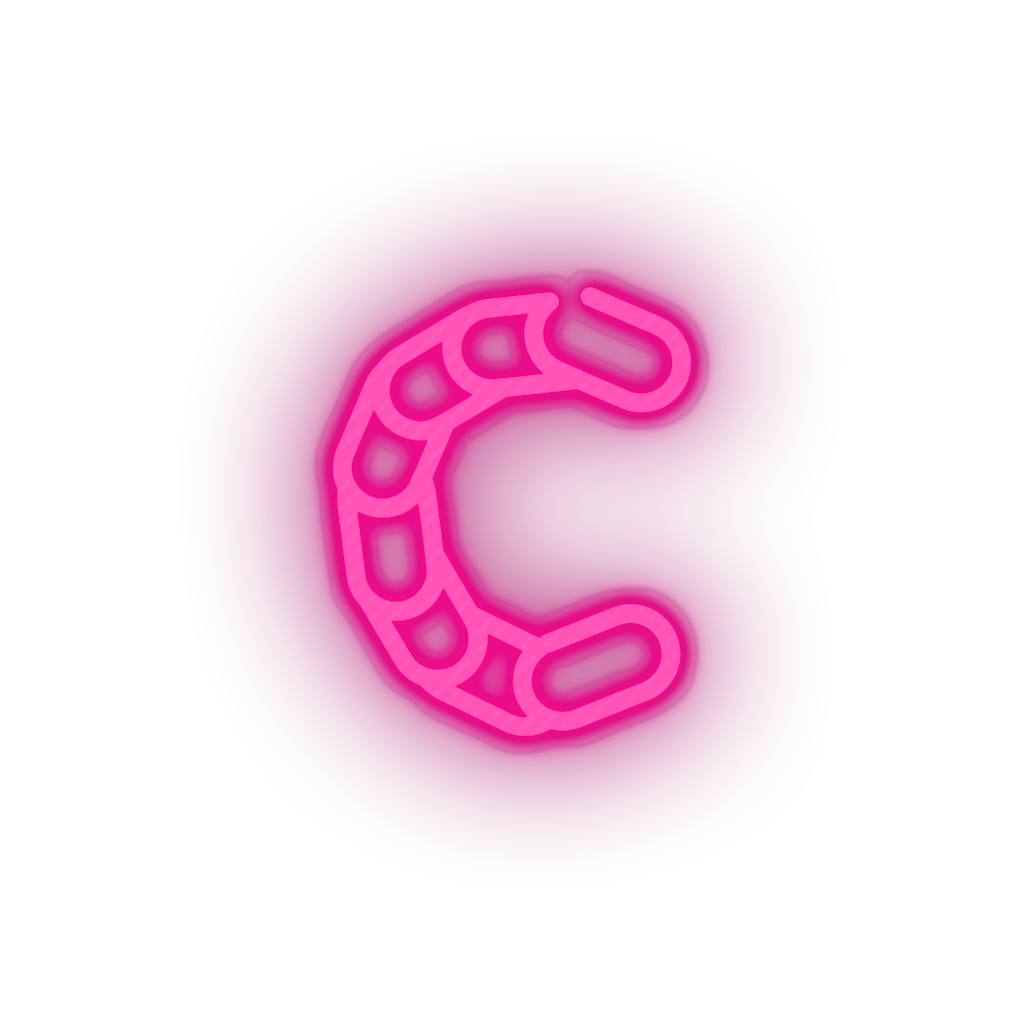 pink 282_chain_coin_coin_crypto_crypto_currency led neon factory