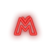 red 285_monetary_unit_coin_crypto_crypto_currency led neon factory
