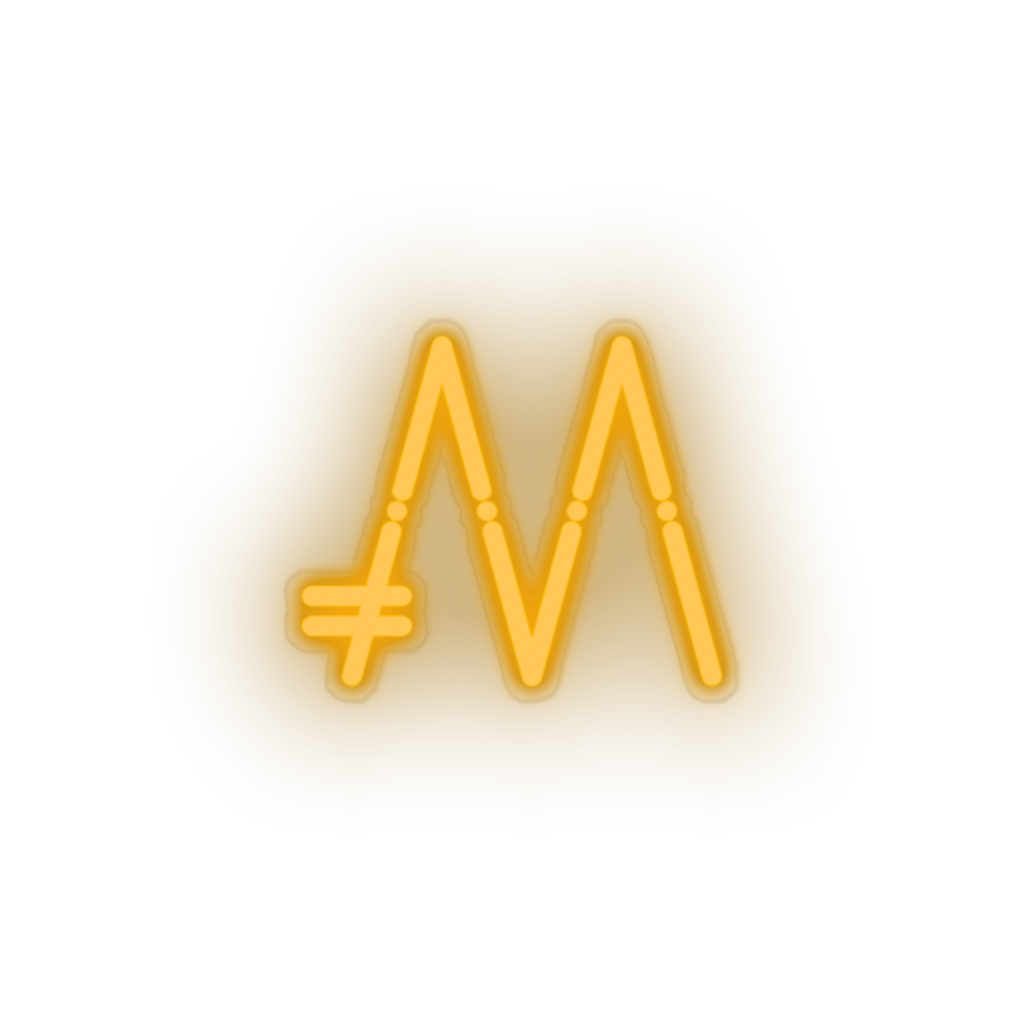 warm_white 289_mona_coin_coin_crypto_crypto_currency led neon factory