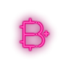 pink 292_add_bitcoin_coin_cryptocurrency_plus led neon factory