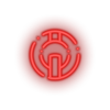 red 294_io_coin_coin_crypto_crypto_currency led neon factory