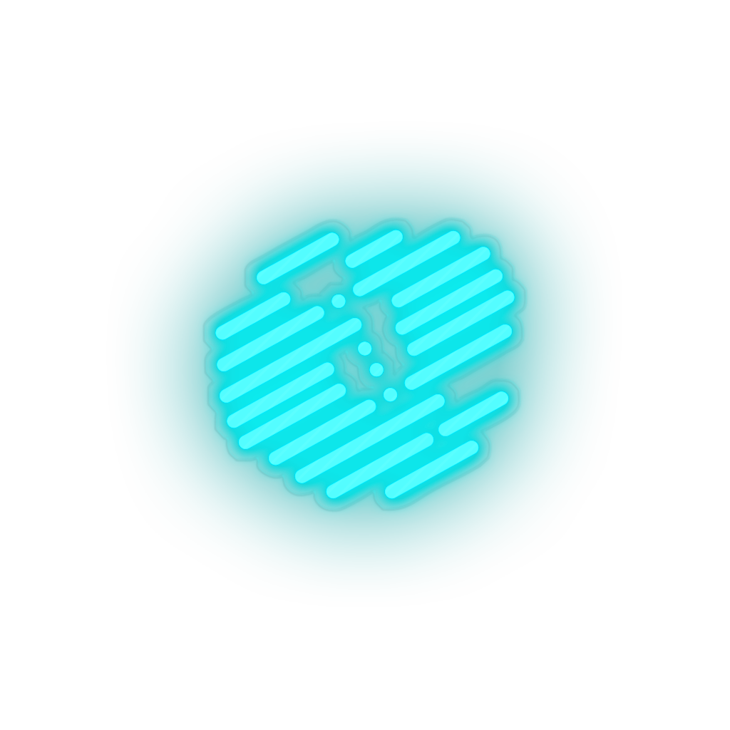 ice_blue 299_factom_coin_crypto_crypto_currency led neon factory