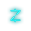 ice_blue 307_z_cash_coin_crypto_crypto_currency led neon factory