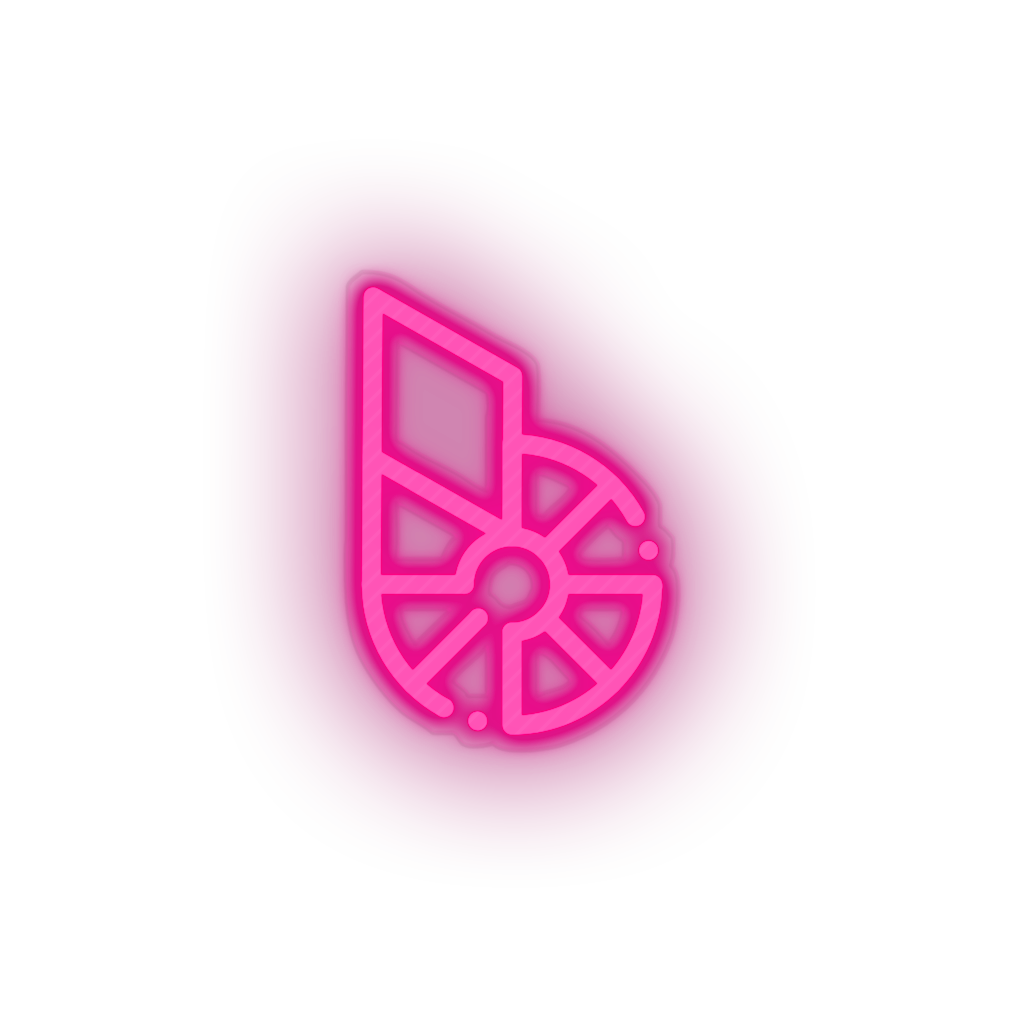 pink 309_bitshares_coin_crypto_crypto_currency led neon factory