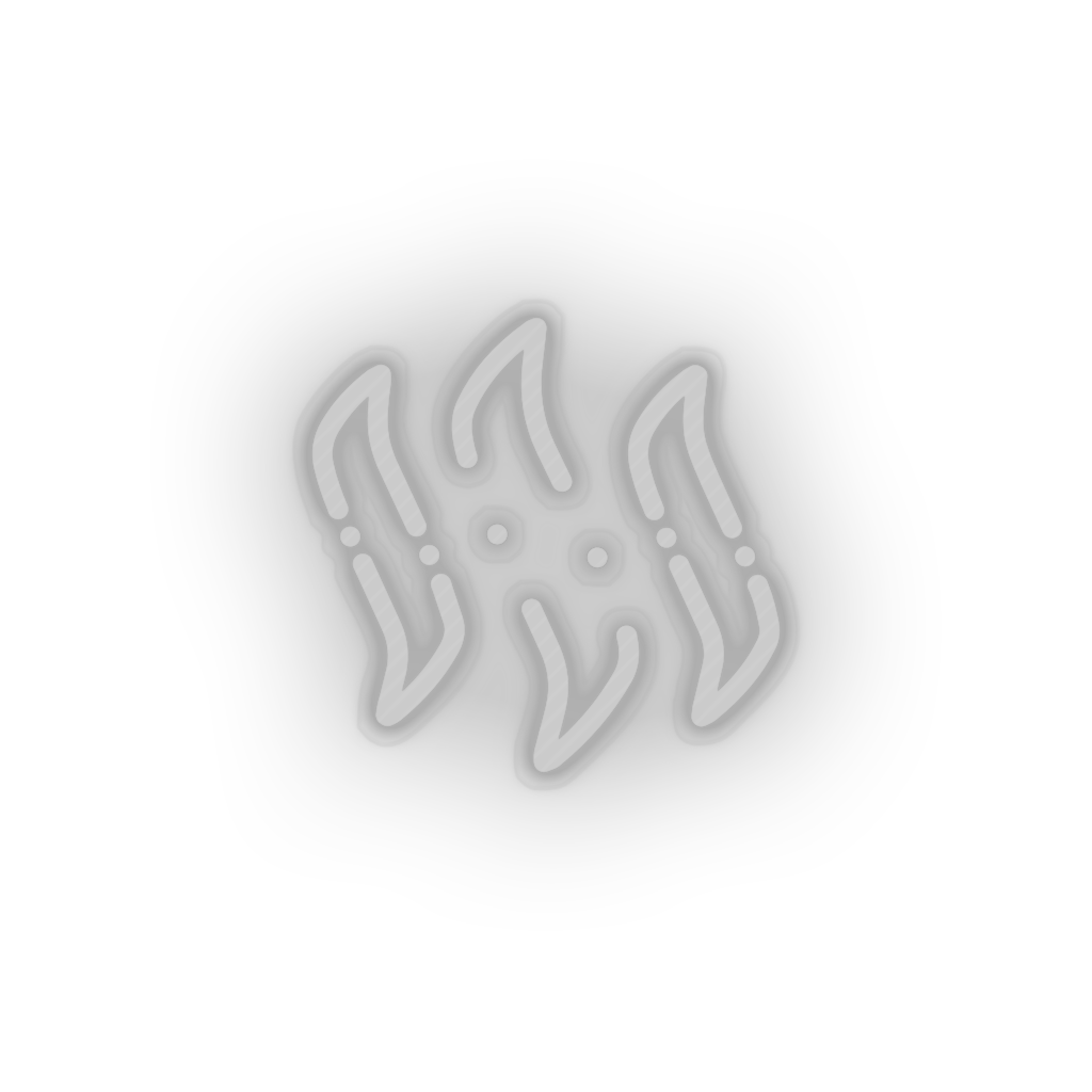 white 311_steem_coin_crypto_cryptocurrency_currency led neon factory