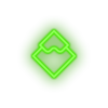 green 312_waves_coin_crypto_cryptocurrency_currency led neon factory