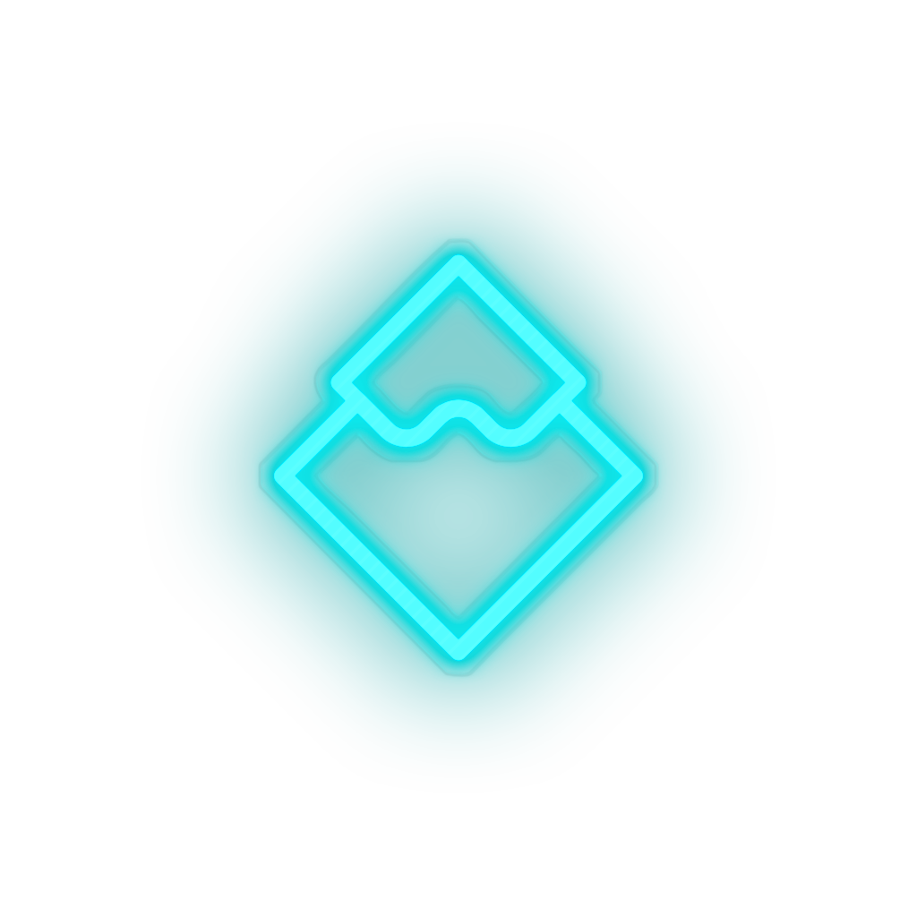 ice_blue 312_waves_coin_crypto_cryptocurrency_currency led neon factory