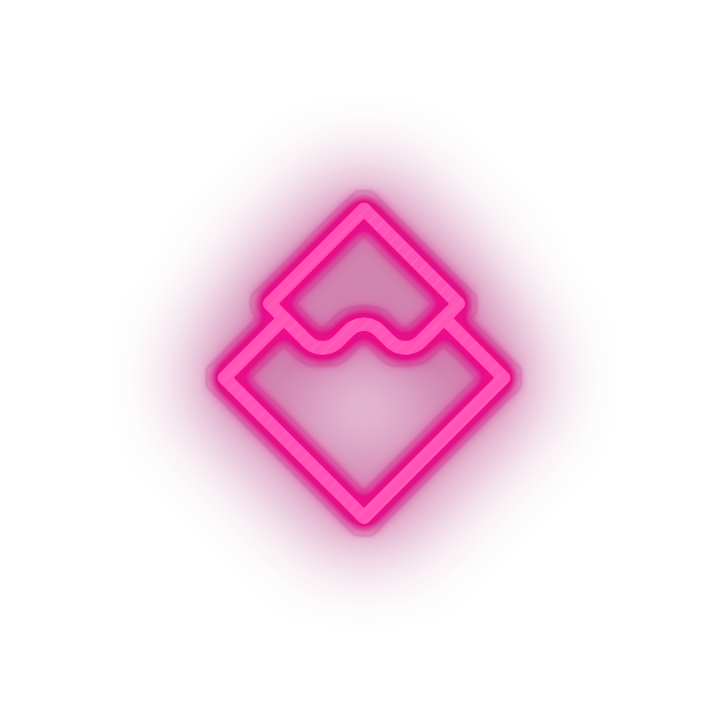 pink 312_waves_coin_crypto_cryptocurrency_currency led neon factory