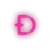 pink 315_dogecoin_coin_crypto_cryptocurrency_currency led neon factory