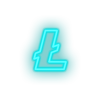 ice_blue 319_coin_cryptocurrency_lite_coin_money led neon factory