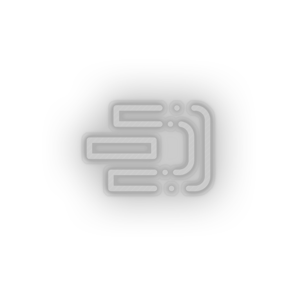 white 321_dash_coin_crypto_crypto_currency led neon factory
