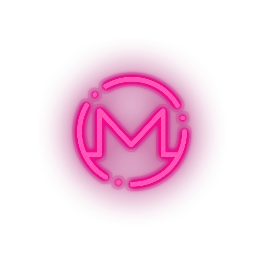 pink 324_monero_coin_crypto_crypto_currency led neon factory