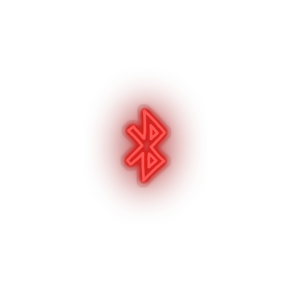 red 49_bluetooth_logo_logos led neon factory