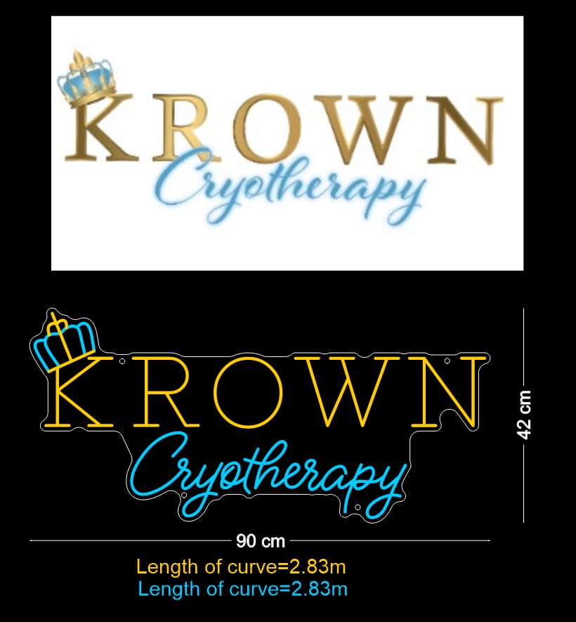 Custom Neon: Krown Cryotherapy