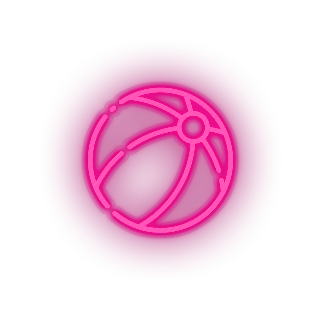 pink beach_ball led beach beach ball holiday summer toys vacation volleyball neon factory