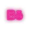 behance social network brand logo Neon led factory