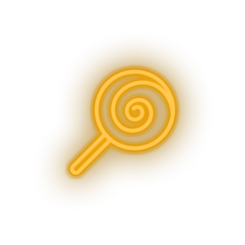 warm_white candy_lollipop led amusement candy carnival circus lollipop parade sweet neon factory