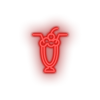 red cocktails led cherry cocktails drink love relationship romance valentine day neon factory