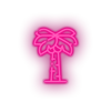 pink coconut_tree led beach coconut tree holiday palm tree recreation summer vacation neon factory