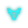 ice_blue deer led animal cartoon deer fauna herbivore roe zoo neon factory