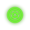 green famous character star led neon factory