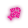 pink fish led animal beach fish holiday seafood summer vacation neon factory