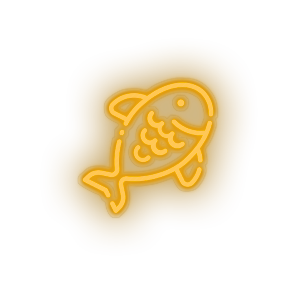 warm_white fish led animal beach fish holiday seafood summer vacation neon factory