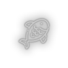 white fish led animal beach fish holiday seafood summer vacation neon factory