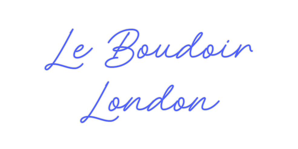 Custom Neon: Le Boudoir
Lo...