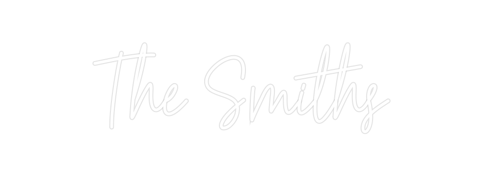 Custom Neon: The Smiths