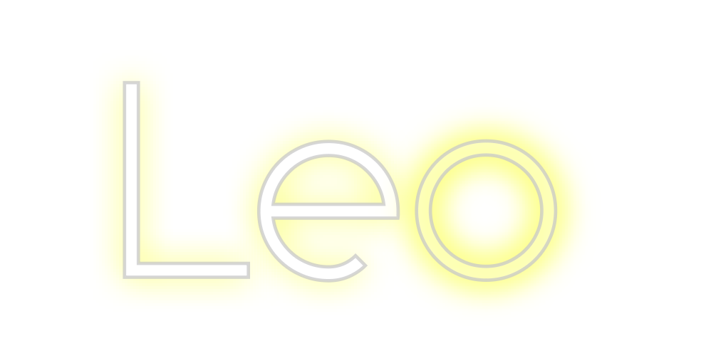 Custom Neon: Leo