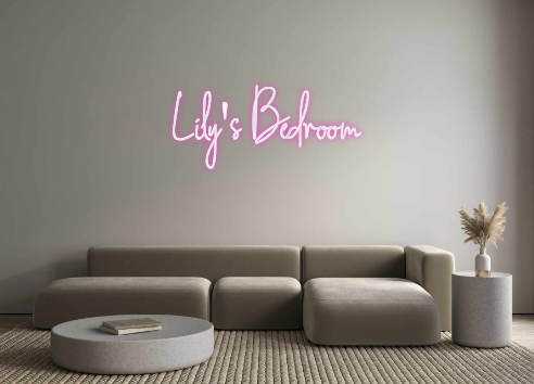 Custom Neon: Lily's Bedroom