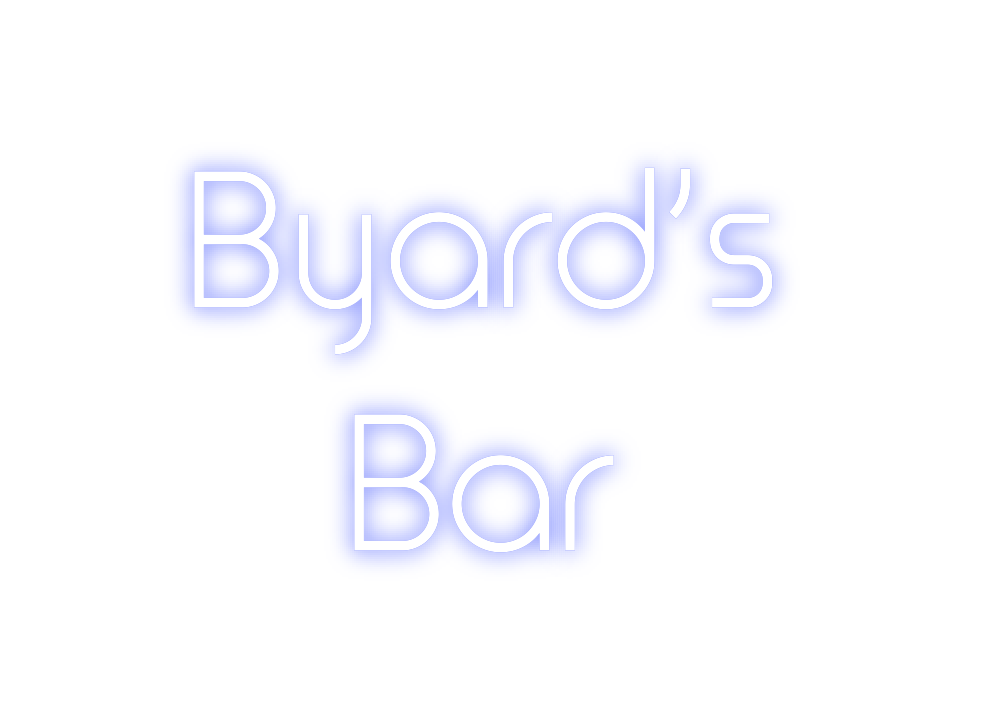 Custom Neon: Byard’s
Bar